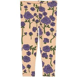 Mini Rodini Purple GOT Floral Leggings 92/98 cm - Bottoms - 92/98 cm - Purple