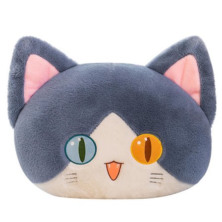 45 cm, plyslegetøj kat dukke pude