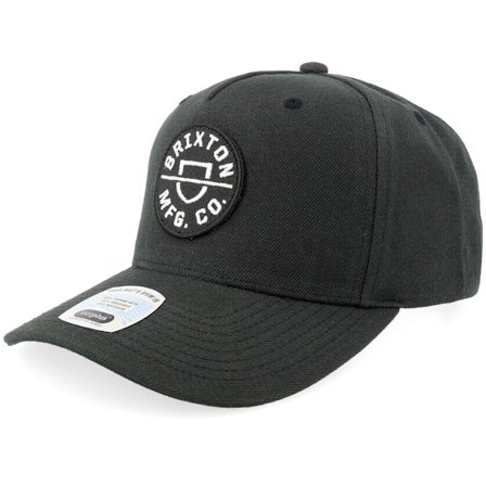 Brixton | Schwarz adjustable Cap | Crest Black Adjustable @ Hatstore