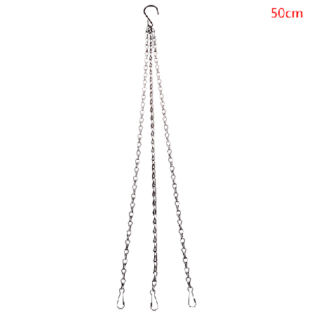 40/50 cm imiterad rotting hängande korg Blomkrukkedja med 3