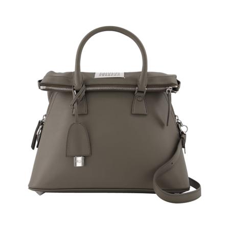 Maison Margiela, Handbag Grijs, Dames, Maat:ONE Size,leer