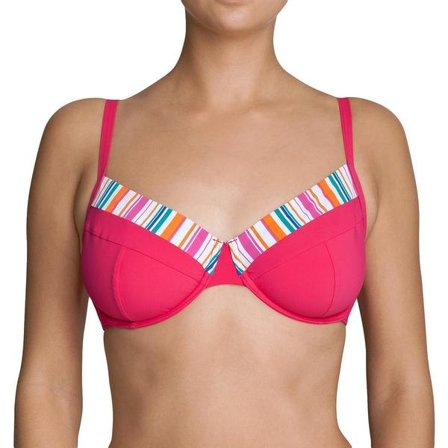 Bikinitopp Randig Sloggi swim pink