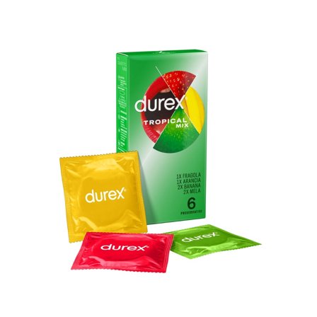 Durex Tropical Mix Profilattici 6 Pezzi