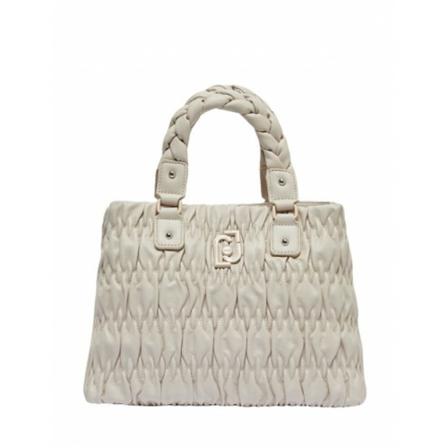 Liu Jo Champagne draper Tas , Beige , Dames , Maat: ONE Size Handtassen