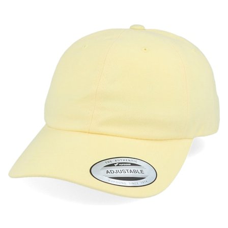 Yupoong - Gul unconstructed Kasket - Peached Banana Yellow Dad Cap @ Hatstore