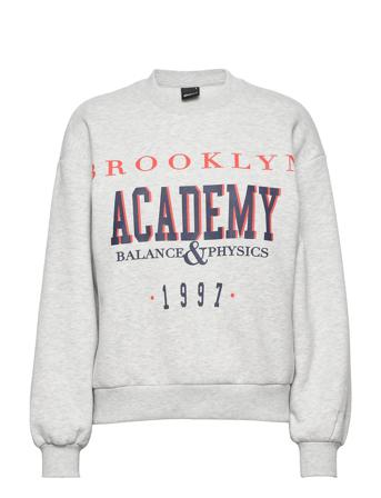 Riley Sweater Svetari Collegepaita Harmaa Gina Tricot