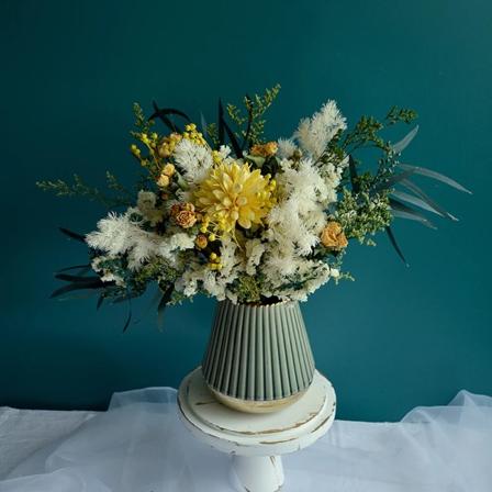 Bröllopsbukett Naturliga rosor Torkad blomsterbukett Arrangemang för fest Baby shower Heminredning bröllop Centerpieces för bord F no vase