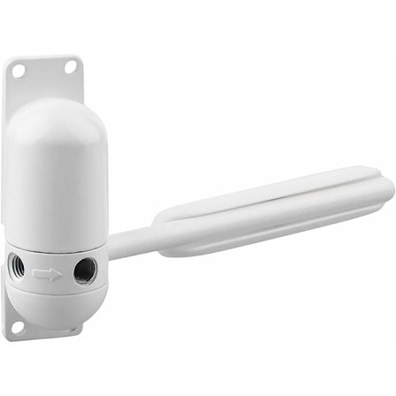 Justerbar holdbar dørlukker Overflademonteret automatisk dør fjeder til selvlukning-hvid?