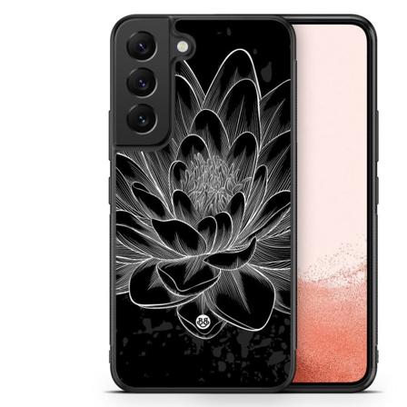 Bjornberry Skal Samsung Galaxy S23 Plus -Svart/Vit Lotus