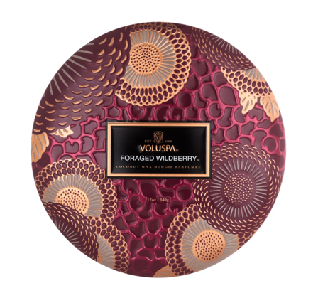 Voluspa Foraged-Wildberry Duftlys 3-veker 40t