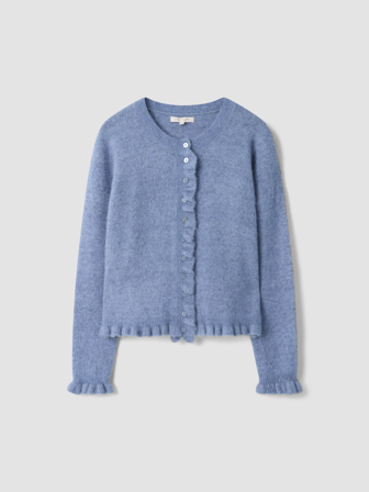 MATCH - Frida cardigan - Marie Philippe - Str. XL - Dame - Gensere & Cardigans - Blå - 32% 32% ull, 32% polyamid, 4% elastan