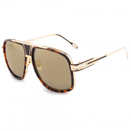 Solglasögon för män - Klassiska bågar i metall - Lyxig guld