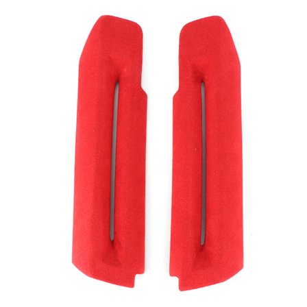 Mocka dörrarmstöd panel trim inredningspanel trim passar för Ford Mustang 2015‐2020 ljusröd