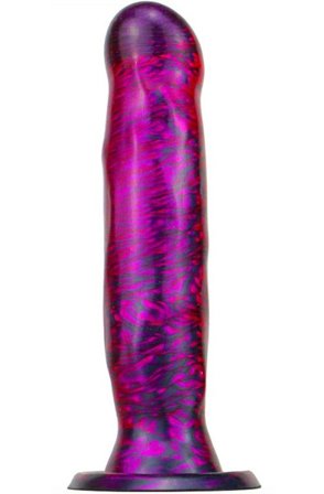Metallic Fantasy Dildo Marbex Purple/Black 19 cm