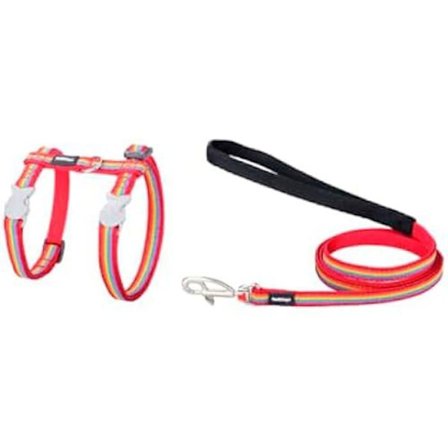 Hundsele - RÖD DINGO - Regnbåge - Flerfärgad - 21-35 cm - Liten