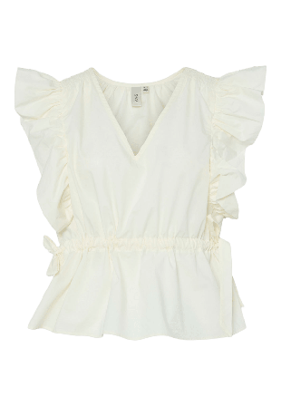 Y.A.S YASULEA ÄRMLÖS TOPP Blusar Dam Vit 38