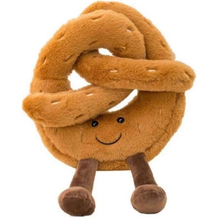 18CM Luova Simuloitu Pretzel Tyyny Pehmolelu Simuloitu Välipala Tyyny Rauhoittava Nukke Ystävänpäivälahja (1 kpl)