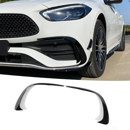 2 kpl Etupuskurin Ilma-aukkojen Spoileri Kiilt v Musta Vasen Oikea Korvaava Benz W206 AMG Line 2022+