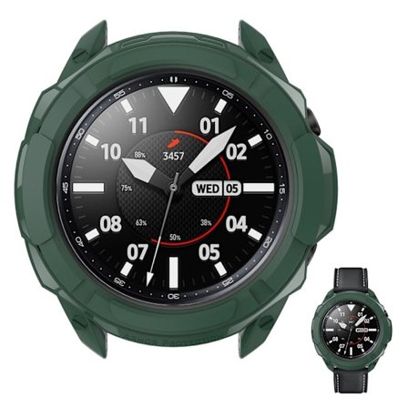 Samsung Galaxy Watch 3 (45mm) skyddande frame - army grön