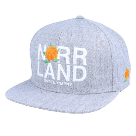 SQRTN - Grey snapback Czapka Z Daszkiem - Represent Heather Grey/White Snapback @ Hatstore