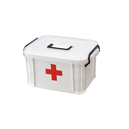 Førstehjelp sett medisin oppbevaring boks bærbar nødboks husholdning Dobbeltlag medisin boks