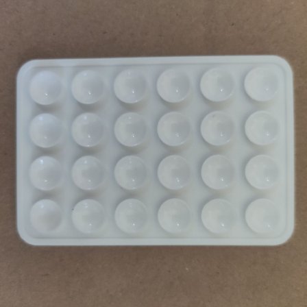 Förtjockad 24-kornig fyrkantig sugkopp, mobiltelefon silikon sugkopp, mobiltelefon surfplatta datorstöd, klistra in hållare