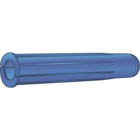 ESSVE TG Plastplugg Blå, 100-pakning 10x45mm, Innfesting