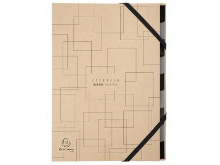 Exacompta Sorteringsmapp Eterneco 9 flikar brun - Lyreco - Kontorsmaterial - Mappar och plastfickor - Sorteringsmappar