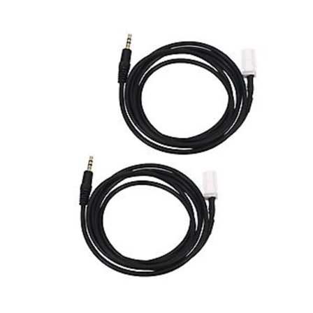 2 st Bil Aux Adapter Ljudkabel 8-Pin Kontakt För Swift Jimny