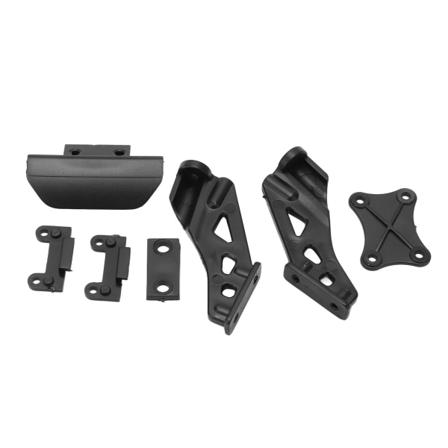 RC anti-kollision kofanger bagvinge fast sæt til WLtoys 144001 124017 144010 fjernbetjening bil