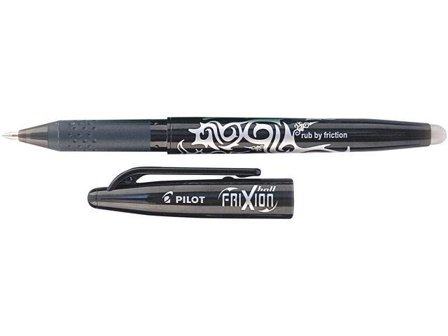 PILOT Frixion Gelpenn 0,7 Svart 12-pk