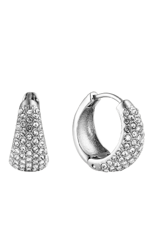 Mockberg Treasure Hoops Steel Medium Smycken & klockor Dam Silver