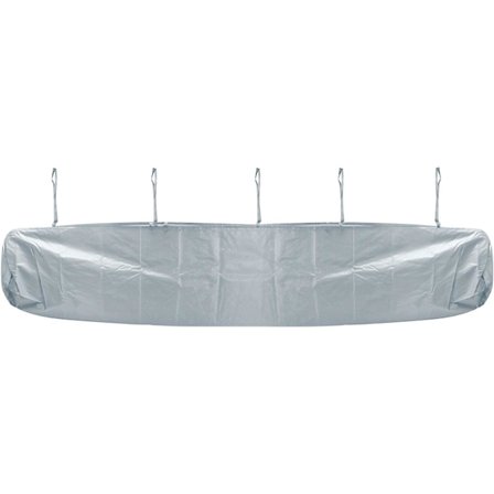 Skyddande markisöverdrag, vattentätt markisöverdrag, grått, 2 m