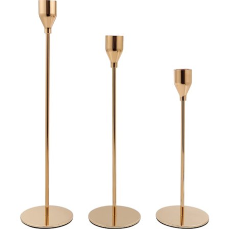 Ljusstake Ornament Ljusmiddag Tre-delad Set