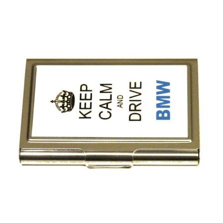 Korthållare -Keep calm and drive BMW
