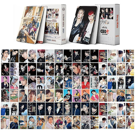 Stray Kids Lomo Kort 108st 2021 Season's Greetings Kort Stray Kids In Life Kort Straykids Kort Fotokort