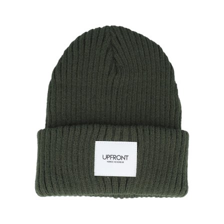 Upfront - Vihreä cuff Beanie - Haze Fisherman Winter Beanie Army Cuff @ Hatstore