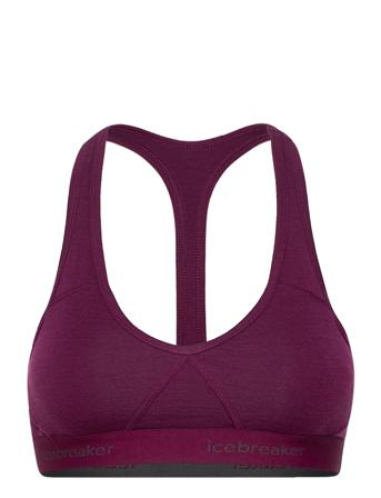 Wmns Sprite Racerback Bra Lingerie Bras & Tops Sports Bras - ALL Rød Icebreaker