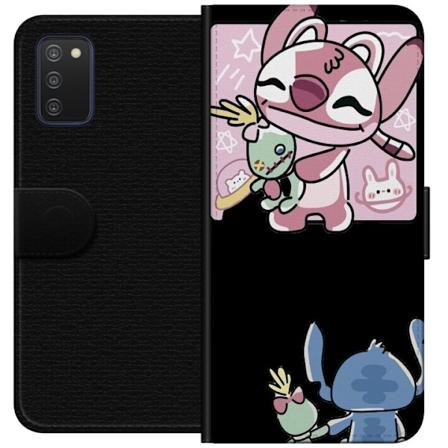 Samsung Galaxy A03s Lommeboketui Stitch venner
