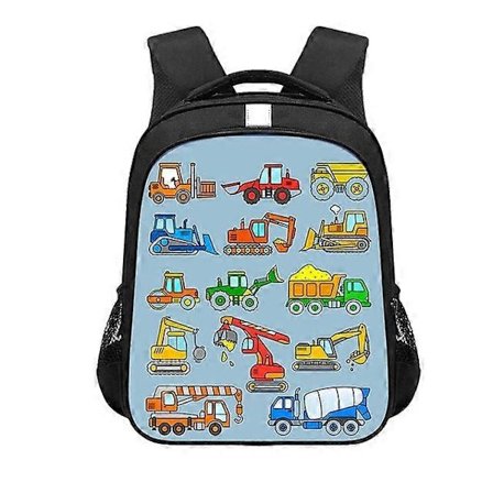 Leg med traktorprint rygsæk teenager drenge piger skoletasker tegneserie traktor skoletaske mode daypack rygsække rygsække