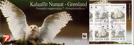 Grønland 1999 - AFA H-7 - Frimærkehæfte - Stemplet