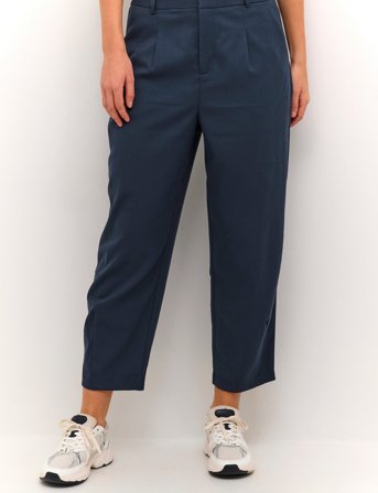 Kaffe Kamerle Pants Cropped - Navy - 38