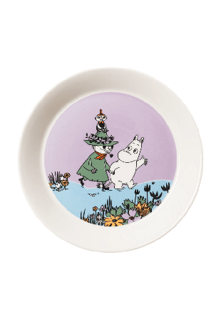Arabia Mumin tallrik 19cm Vänner för alltid Mattallrikar Flerfärgad 19 CM