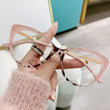 Anti-blått ljus glasögon överdimensionerade glasögon 6 6