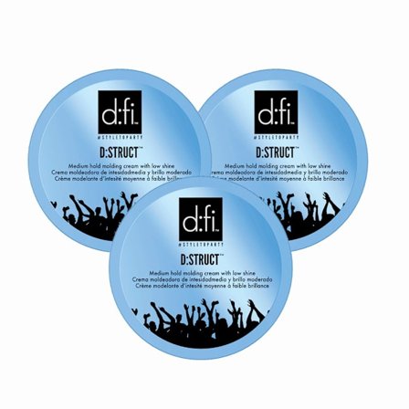 3-pack D:fi D:struct Molding Cream Blue Big 150g