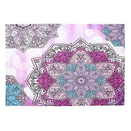 1 st Hembakgrundstyg Hemtapet Chic Dekorativ Gardin (lila)Lila200X148CM Purple 200X148CM