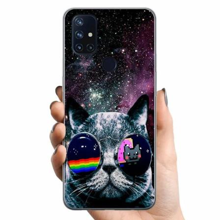 Oneplus Nord N10 5g Tpu Mobilskal Space Cat