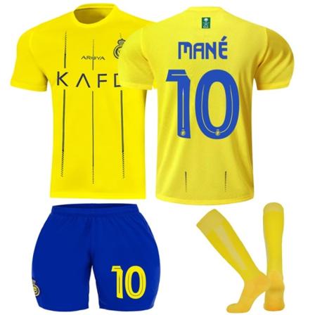 2023-2024 Al-Nassr FC børnefodboldsæt nr. 10 Sadio Mane 8-9 years