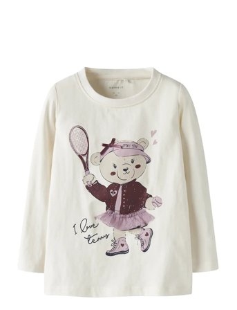 name it Nmftelia Ls Top Box - Cream - 104