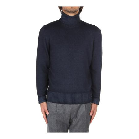 Drumohr, Turtlenecks Blauw, Heren, Maat:L
